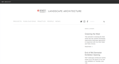 Desktop Screenshot of landscapearchitecture.rmit.edu.au