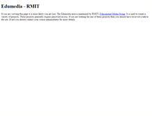 Tablet Screenshot of edumedia.rmit.edu.au